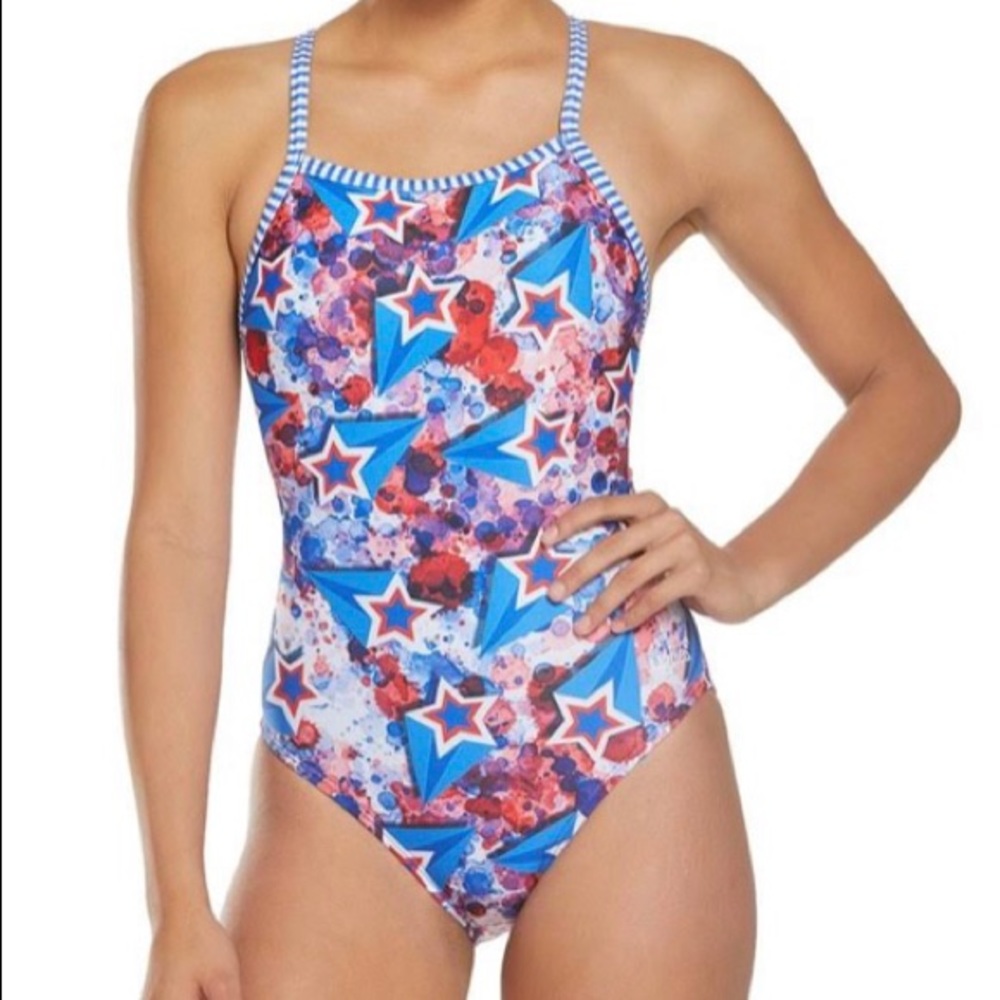 Uglies Liberty Print One Piece Swim suit